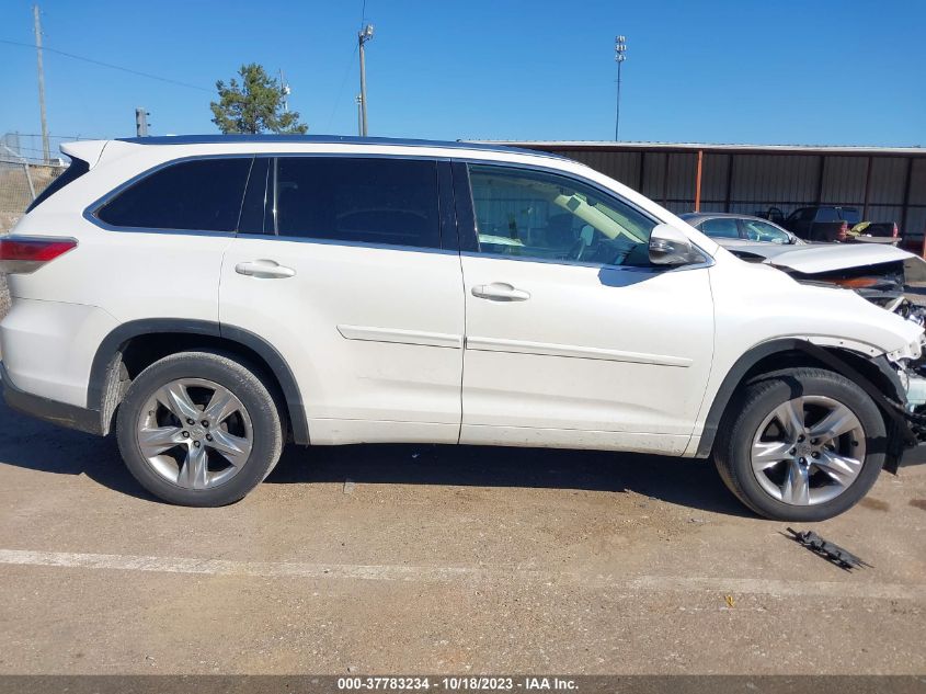 2015 TOYOTA HIGHLANDER LIMITED/LTD PLATINUM - 5TDYKRFHXFS053938