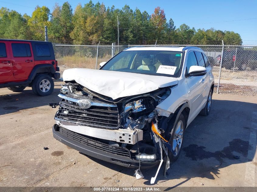 2015 TOYOTA HIGHLANDER LIMITED/LTD PLATINUM - 5TDYKRFHXFS053938