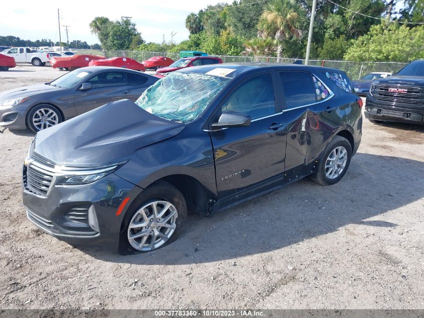 2022 CHEVROLET EQUINOX LT - 3GNAXKEV0NS101160