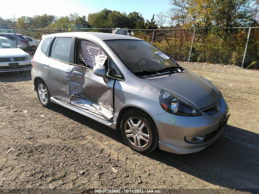 Lot #2541528081 2007 HONDA FIT SPORT salvage car