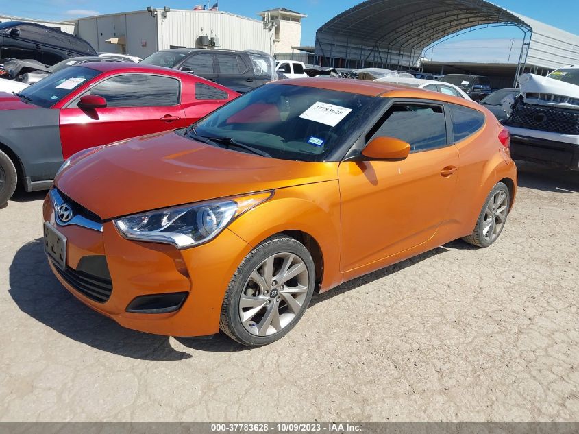 2016 HYUNDAI VELOSTER - KMHTC6AD3GU297210