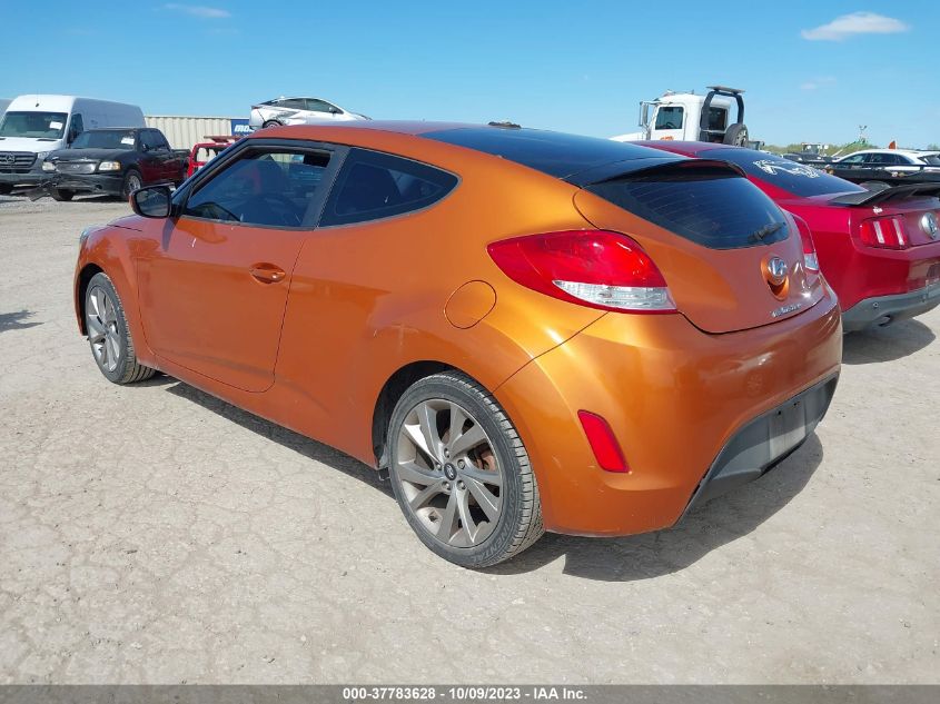 2016 HYUNDAI VELOSTER - KMHTC6AD3GU297210
