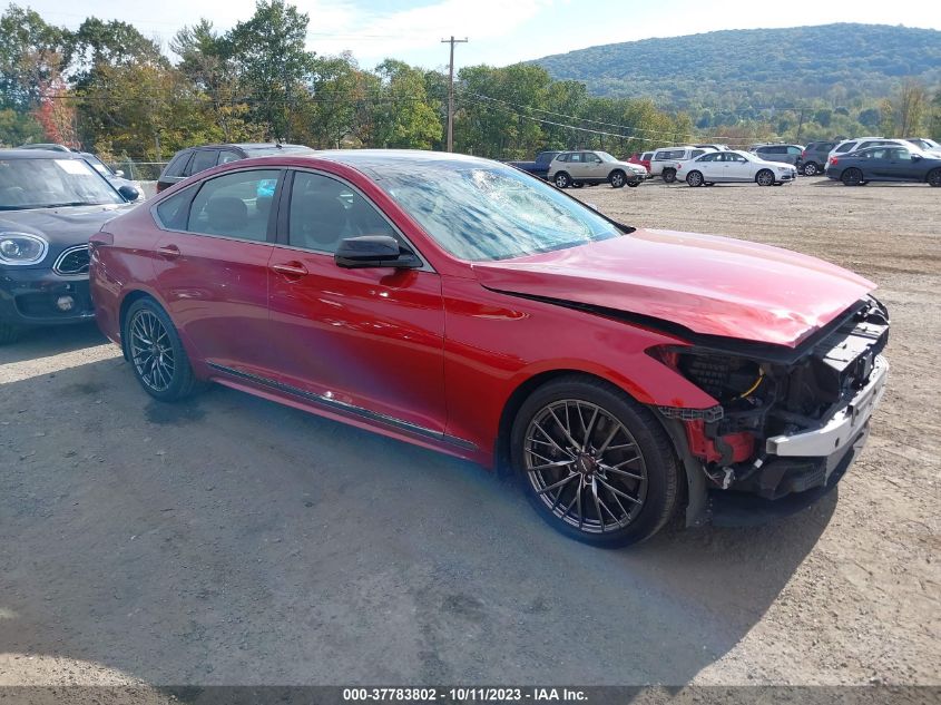 KMTFN4JBXKU320197 Genesis G80 3.3T SPORT