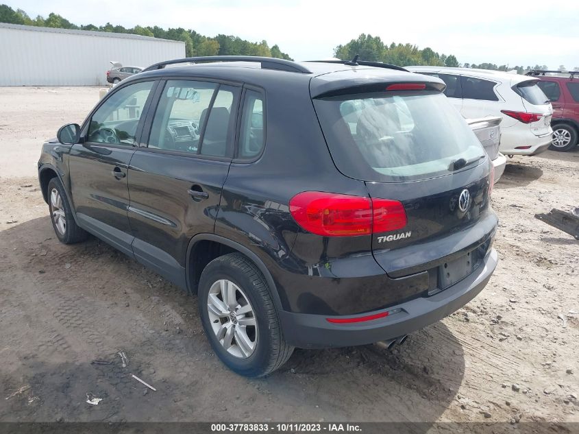 2016 VOLKSWAGEN TIGUAN S/SE/SEL/R-LINE - WVGAV7AX8GW542301