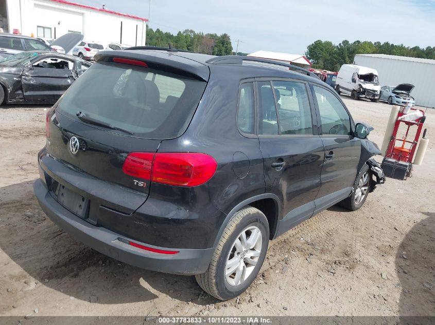 2016 VOLKSWAGEN TIGUAN S/SE/SEL/R-LINE - WVGAV7AX8GW542301