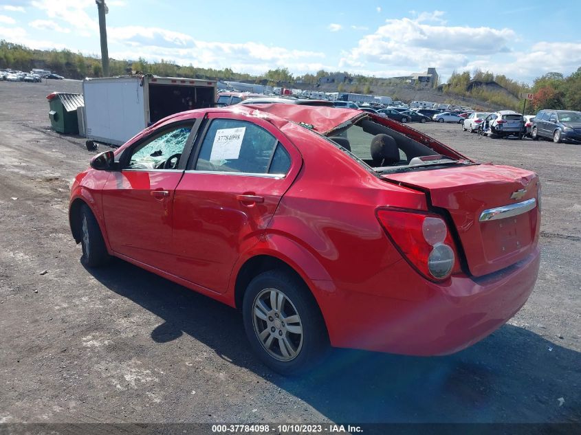 2013 CHEVROLET SONIC LT - 1G1JC5SG1D4214070