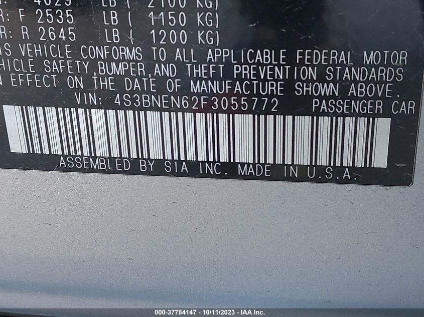 2015 SUBARU LEGACY 3.6R LIMITED - 4S3BNEN62F3055772