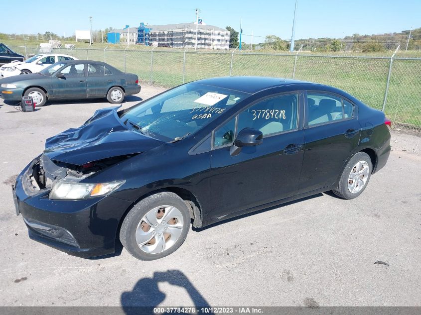 2013 HONDA CIVIC SDN LX 19XFB2F55DE059822