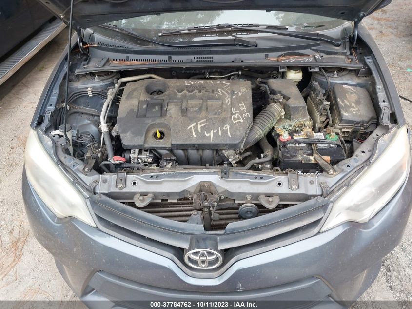 2015 TOYOTA COROLLA L/LE/S/S PLUS/LE PLUS - 2T1BURHE1FC411889