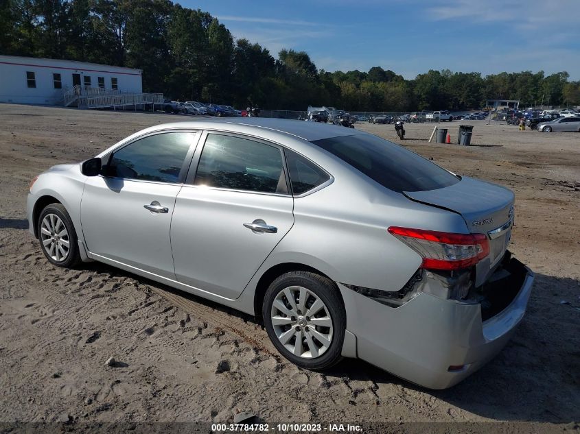 2013 NISSAN SENTRA S/SV/SR/SL - 1N4AB7AP8DN910450