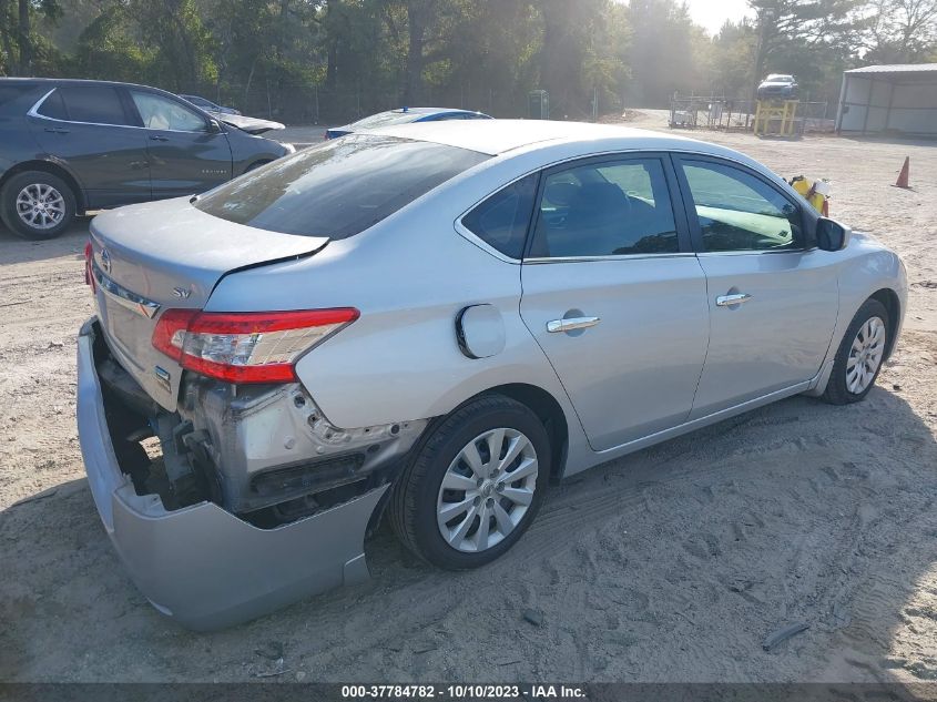 2013 NISSAN SENTRA S/SV/SR/SL - 1N4AB7AP8DN910450