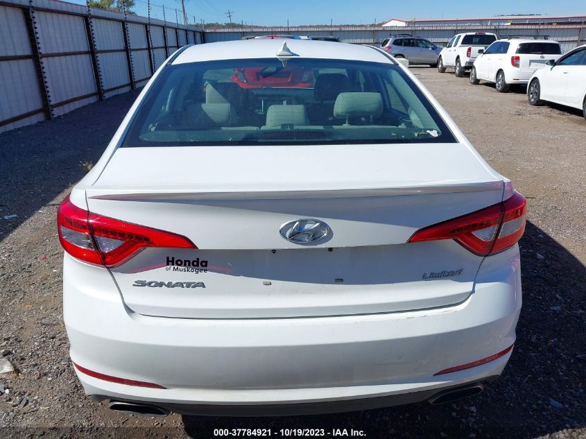 2016 HYUNDAI SONATA 2.4L LIMITED - 5NPE34AF5GH420101