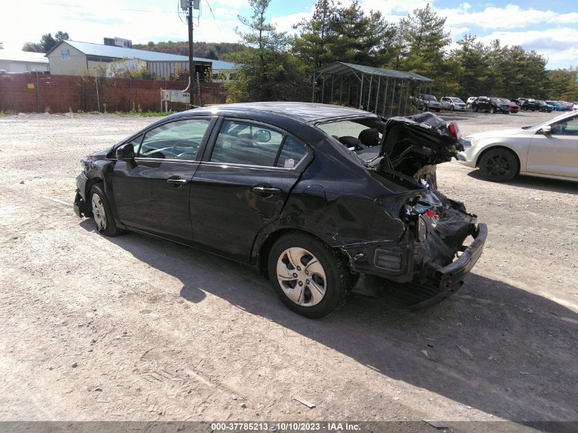 2013 HONDA CIVIC SDN LX - 2HGFB2F57DH592776