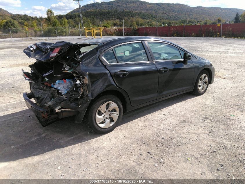 2013 HONDA CIVIC SDN LX - 2HGFB2F57DH592776