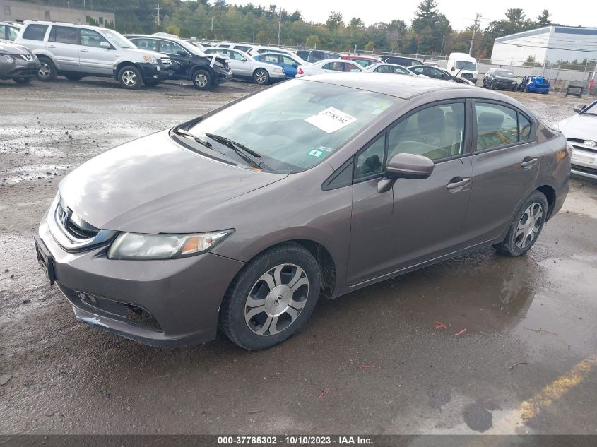 2014 HONDA CIVIC HYBRID - 19XFB4F27EE200036