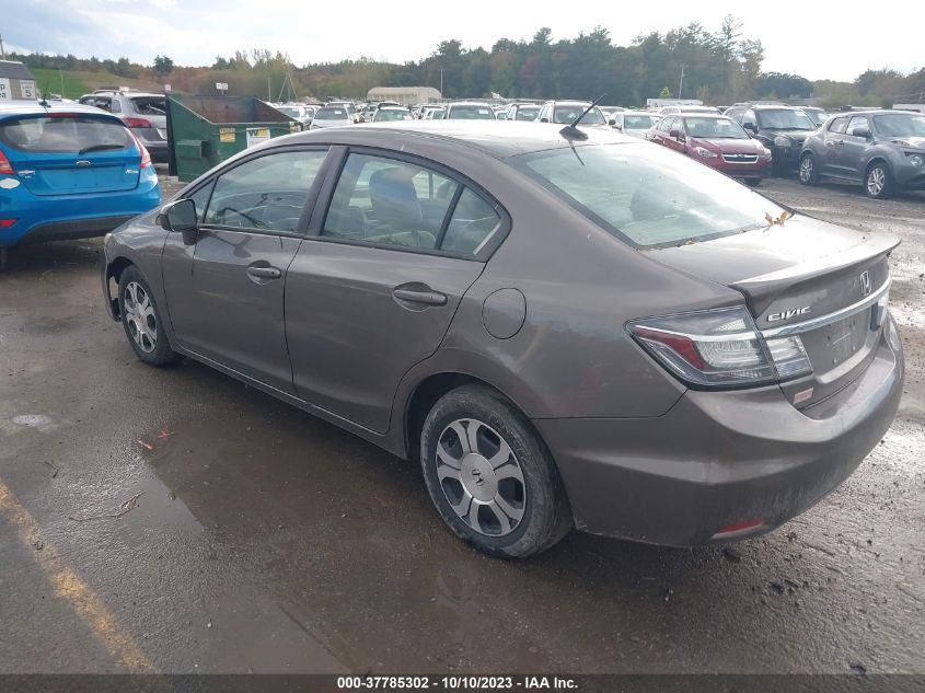 2014 HONDA CIVIC HYBRID - 19XFB4F27EE200036