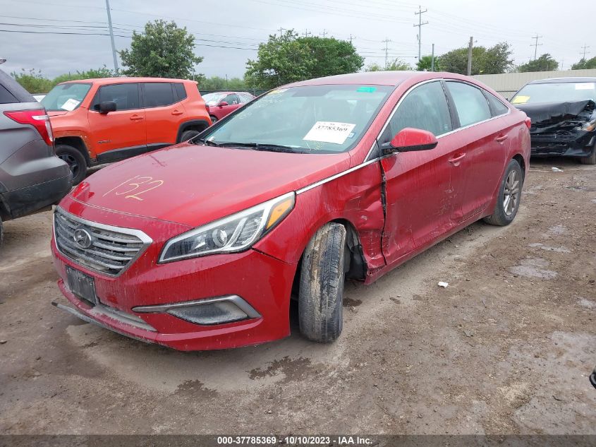 2017 HYUNDAI SONATA 2.4L - 5NPE24AF1HH465802