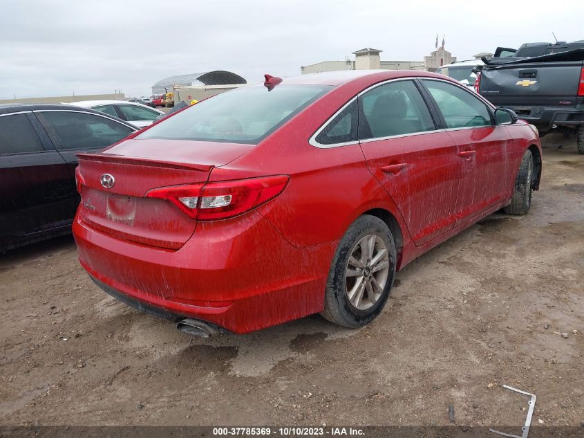 2017 HYUNDAI SONATA 2.4L - 5NPE24AF1HH465802