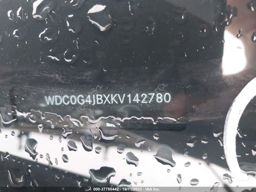 2019 MERCEDES-BENZ GLC GLC 300 - WDC0G4JBXKV142780