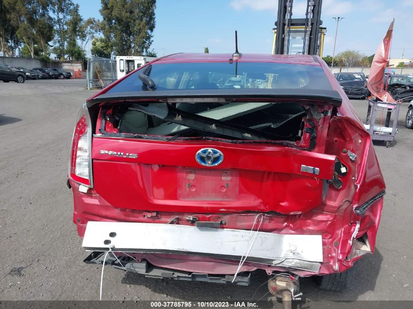 2013 TOYOTA PRIUS ONE/TWO/THREE/FOUR/FIVE - JTDKN3DU3D1728419