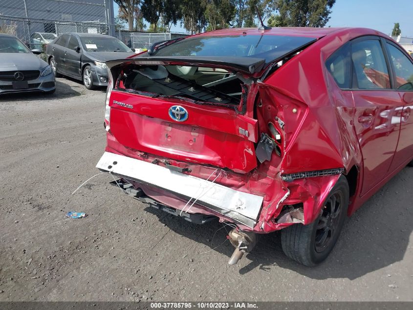2013 TOYOTA PRIUS ONE/TWO/THREE/FOUR/FIVE - JTDKN3DU3D1728419