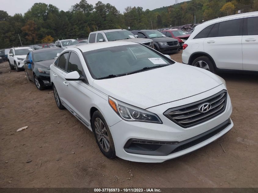 2016 HYUNDAI SONATA 2.4L SPORT - 5NPE34AF5GH285282