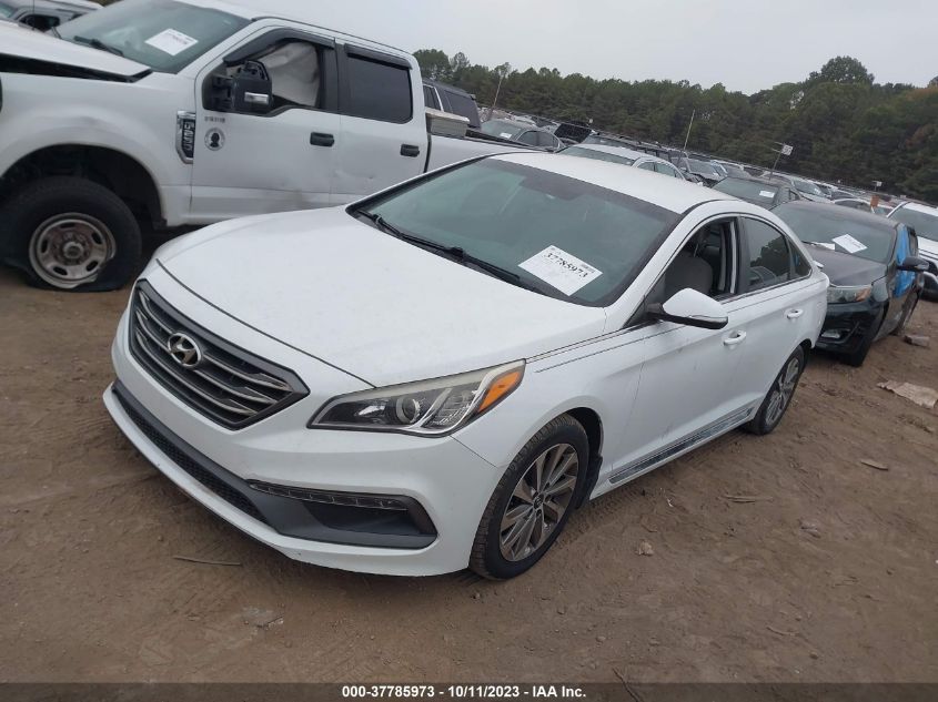 2016 HYUNDAI SONATA 2.4L SPORT - 5NPE34AF5GH285282