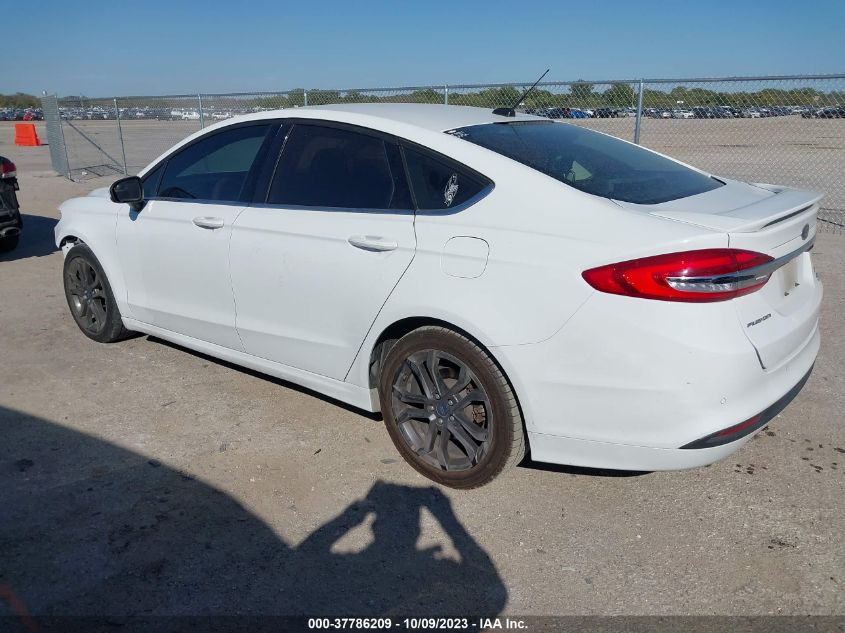 2018 FORD FUSION SE - 3FA6P0HD3JR267590