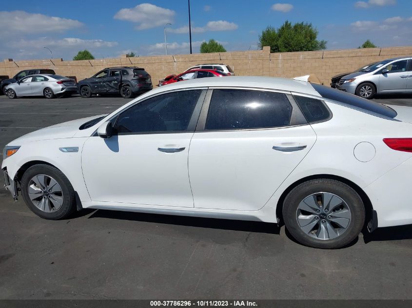 2017 KIA OPTIMA HYBRID BASE - KNAGT4LE0H5010754