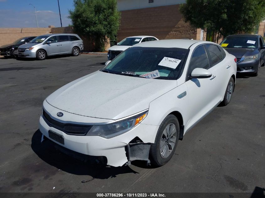 2017 KIA OPTIMA HYBRID BASE - KNAGT4LE0H5010754