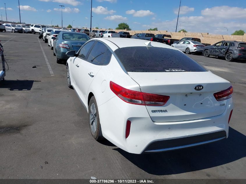 2017 KIA OPTIMA HYBRID BASE - KNAGT4LE0H5010754