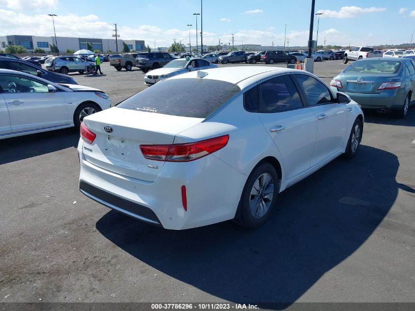 2017 KIA OPTIMA HYBRID BASE - KNAGT4LE0H5010754