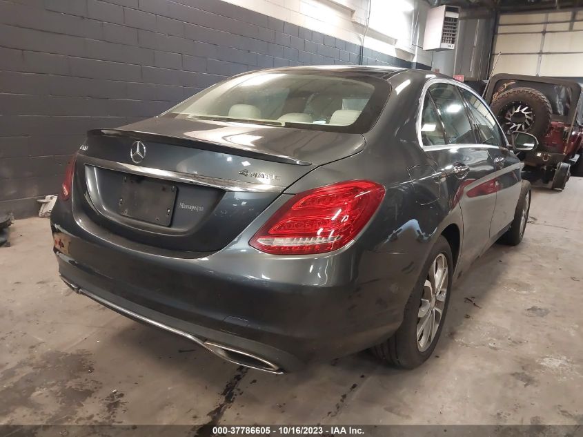 2016 MERCEDES-BENZ C 300 SPORT 4MATIC/LUXURY 4MATIC/4MATIC - 55SWF4KB1GU098285