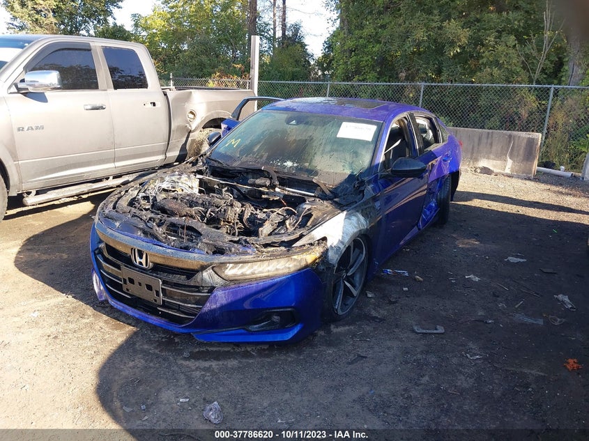 VIN 1HGCV2F33MA017341 2021 HONDA ACCORD SEDAN SPORT