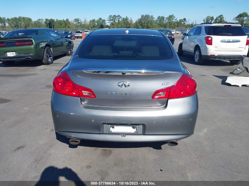 2013 INFINITI G37 SEDAN JOURNEY - JN1CV6AP2DM717840