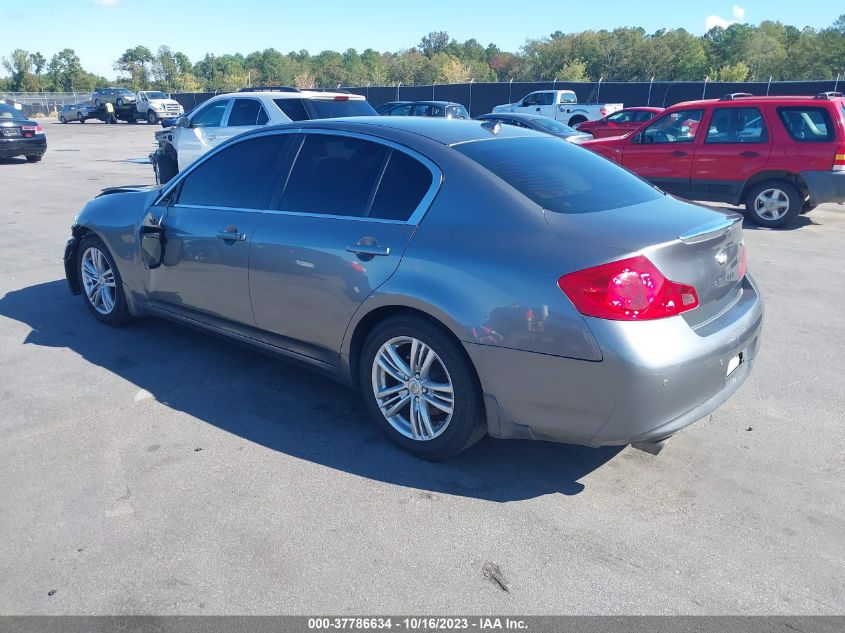 2013 INFINITI G37 SEDAN JOURNEY - JN1CV6AP2DM717840