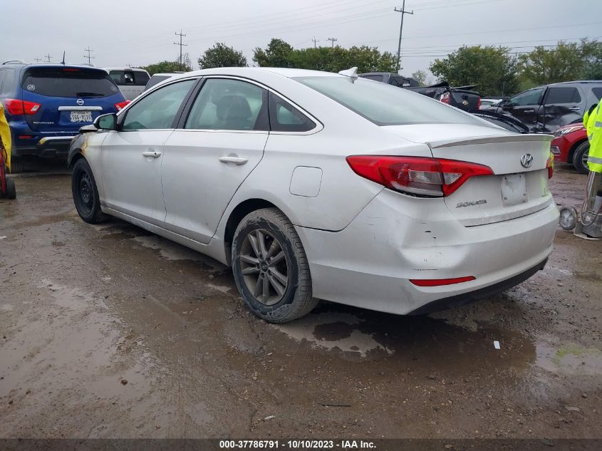 2015 HYUNDAI SONATA 2.4L SE - 5NPE24AF0FH219191