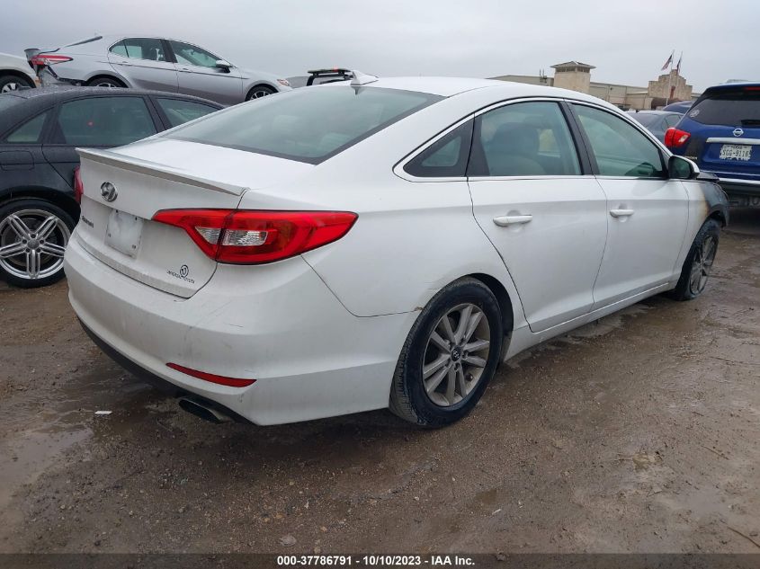 2015 HYUNDAI SONATA 2.4L SE - 5NPE24AF0FH219191