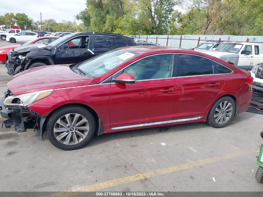 2015 HYUNDAI SONATA 2.4L SPORT - 5NPE34AF3FH193229