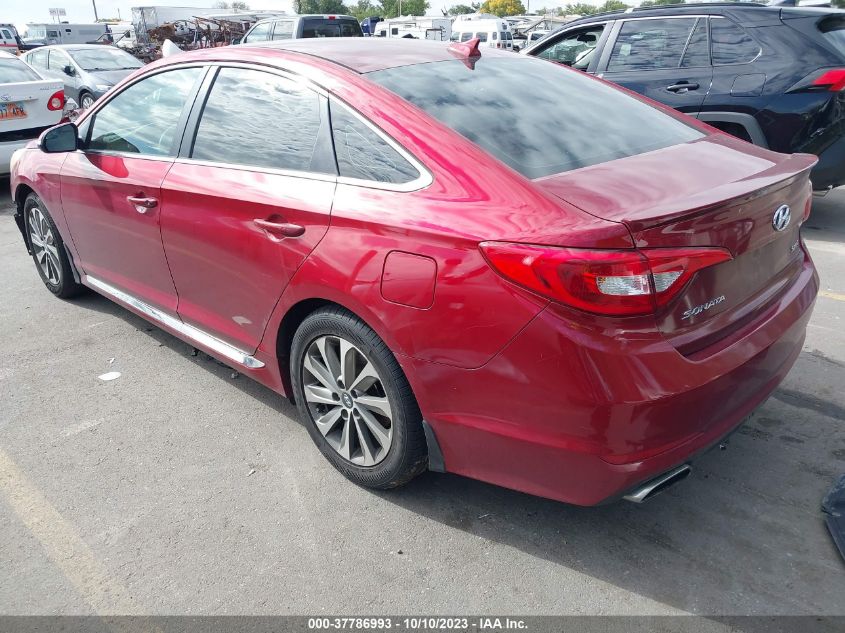 2015 HYUNDAI SONATA 2.4L SPORT - 5NPE34AF3FH193229