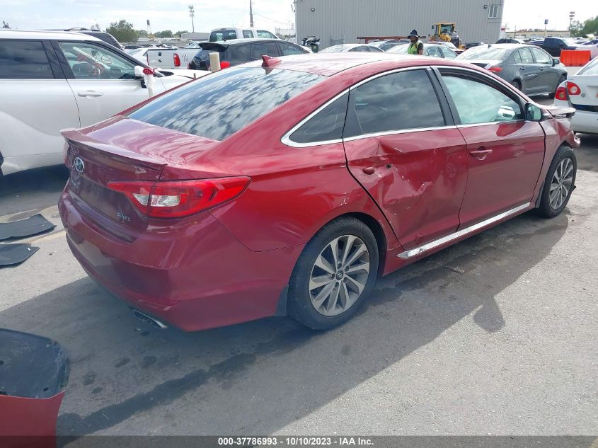 2015 HYUNDAI SONATA 2.4L SPORT - 5NPE34AF3FH193229