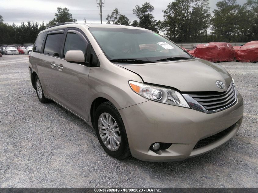 2015 TOYOTA SIENNA XLE/XLE AAS/LTD - 5TDYK3DC0FS531935