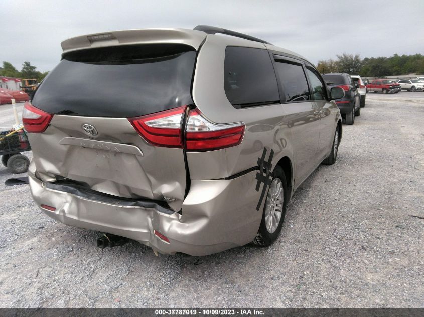 2015 TOYOTA SIENNA XLE/XLE AAS/LTD - 5TDYK3DC0FS531935