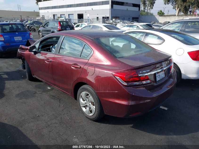 2014 HONDA CIVIC SEDAN LX - 19XFB2F55EE253347