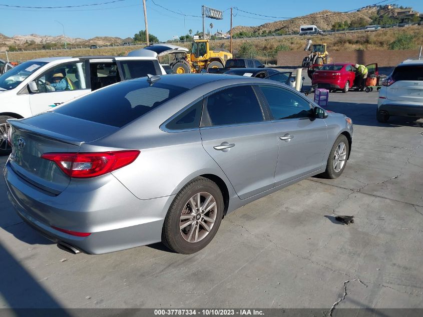 2016 HYUNDAI SONATA 2.4L SE - 5NPE24AF0GH345603