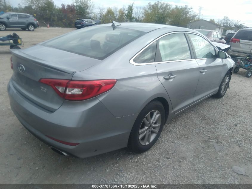 2015 HYUNDAI SONATA 2.4L SE - 5NPE24AF1FH120704