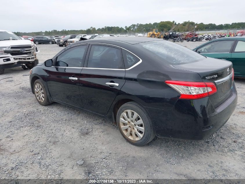 2014 NISSAN SENTRA S/FE+ S/SV/FE+ SV/SR/SL - 3N1AB7AP5EY200701