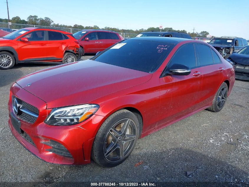 VIN 55SWF8EB2LU322953 2020 MERCEDES-BENZ C-CLASS C 300