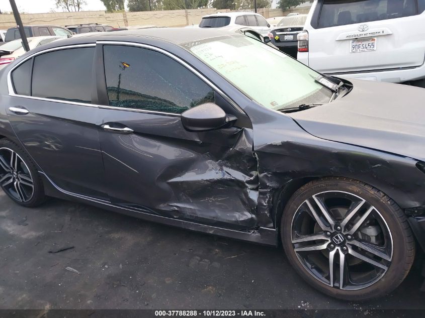 2017 HONDA ACCORD SEDAN SPORT - 1HGCR2F57HA139602