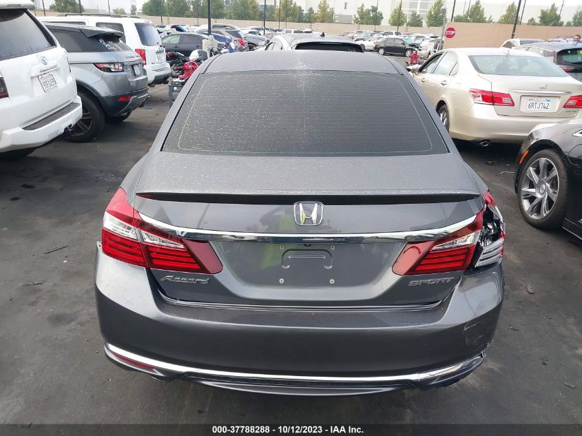 2017 HONDA ACCORD SEDAN SPORT - 1HGCR2F57HA139602